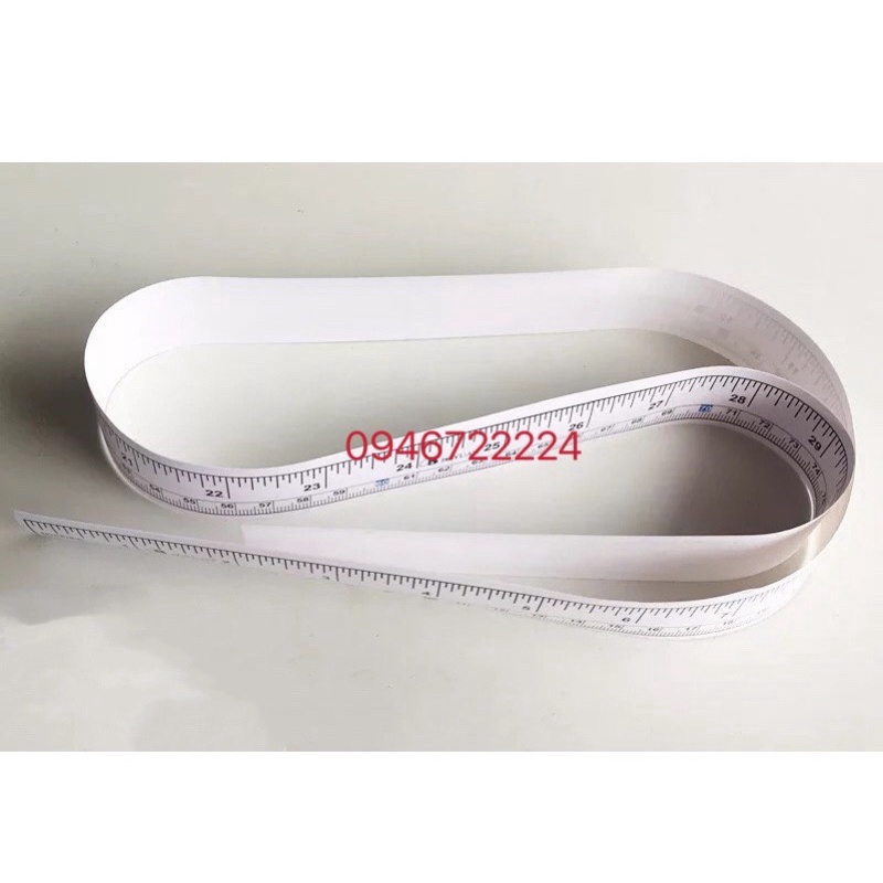 Thước dây dán bàn máy may hàng tốt vạch sắc nét rõ ràng