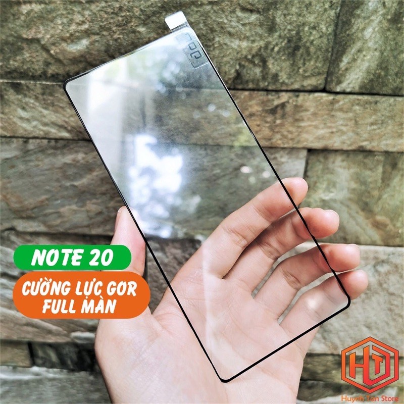 Kính cường lực Gor 0,15mm Samsung Galaxy Note 20 Full màn hình siêu cảm ứng