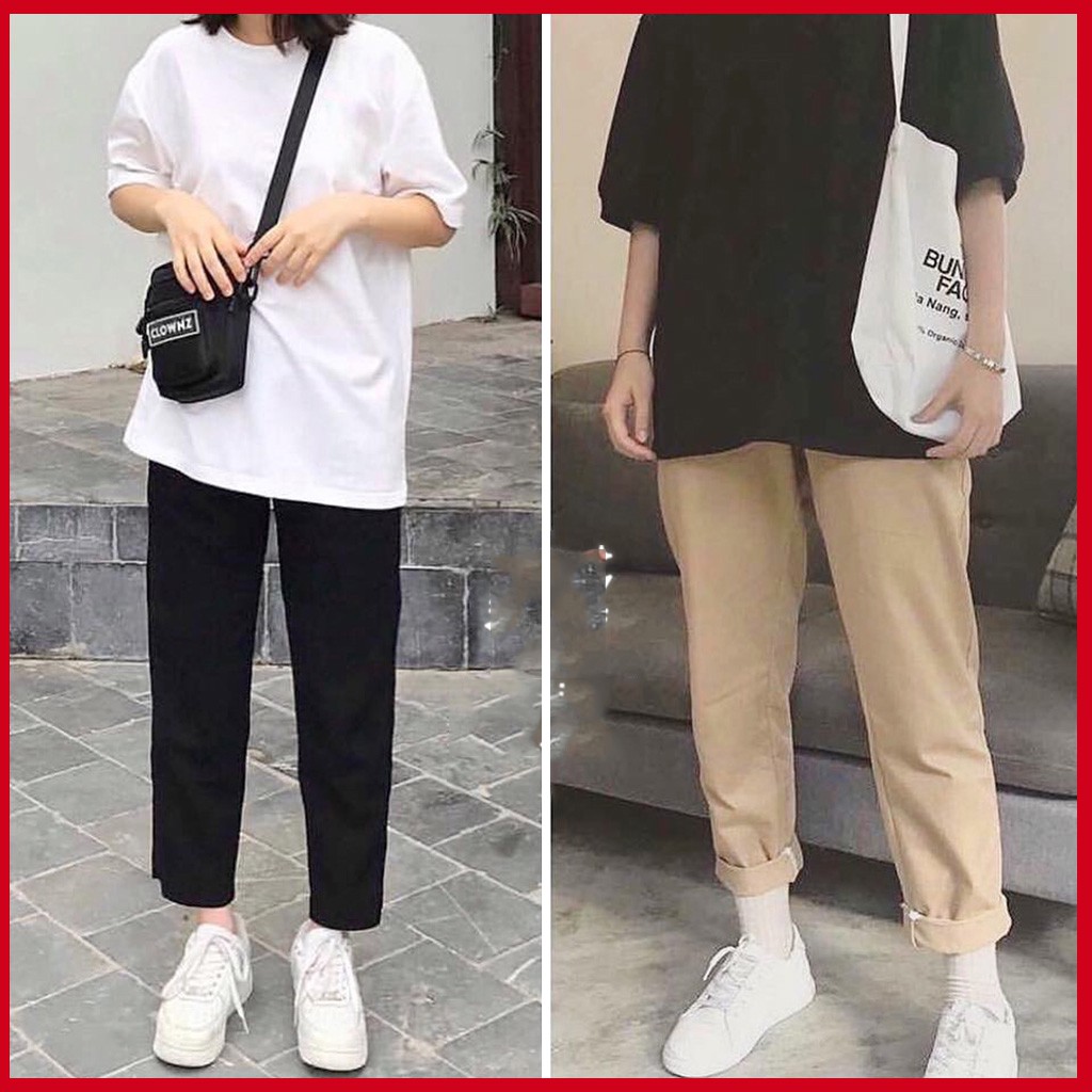 Quần baggy nam nữ kaki unisex Mophus, Baggy kaki nam nữ MQ005 | BigBuy360 - bigbuy360.vn