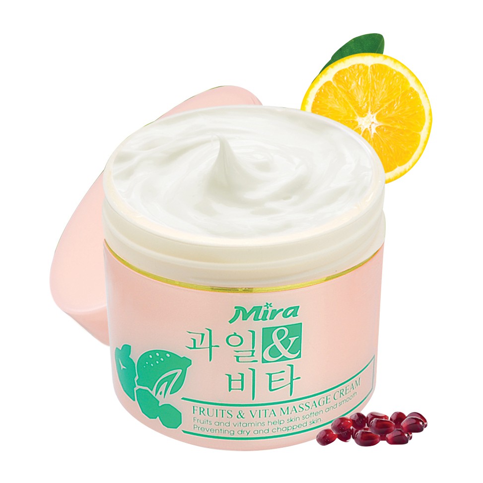 [Hàng công ty] Kem Massage tổng hợp Mira Fruit &amp; Vita Massage Cream 300ml