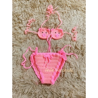 Bikini Handmade đi biển cho bé ❤️(mẫu con vật)