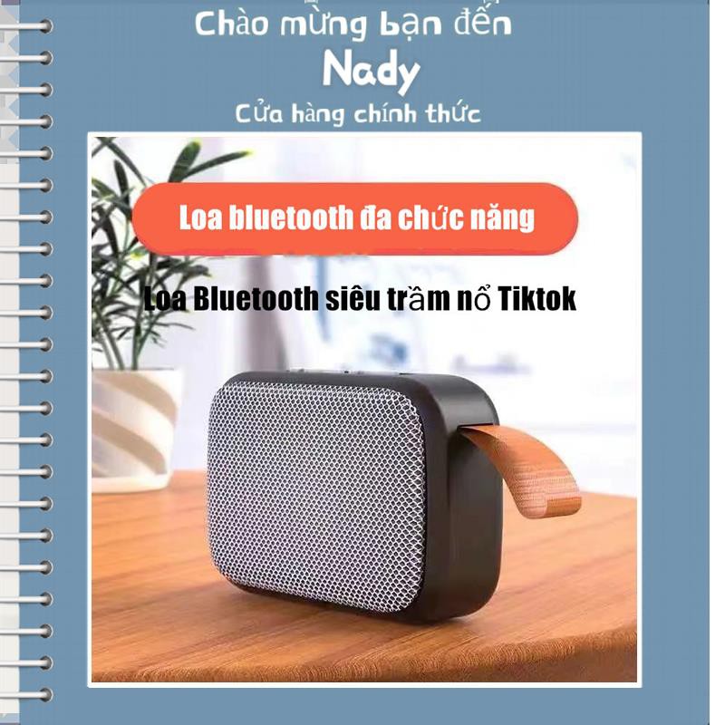 [Nady] TK explosion fabric bluetooth speaker outdoor mobile phone card USB subwoofer creative portable fan speaker
