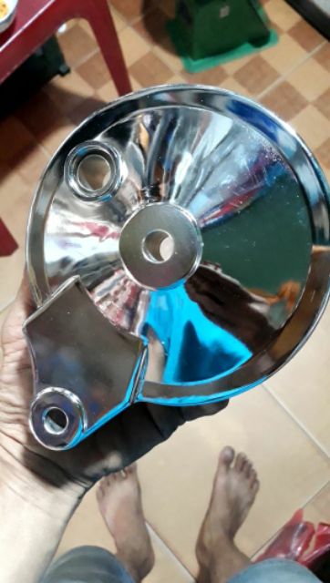 Combo căm đùm niềng wave 110 đĩa phẳng  thái lan mạ crôm có kèm má đùm sau