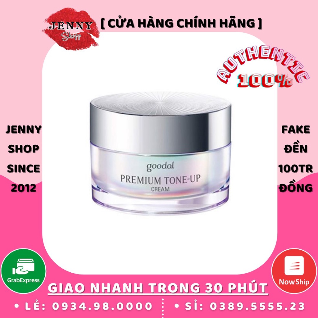 Kem Dưỡng Trắng Da Ốc Sên Goodal Premiem Tone-up Cream