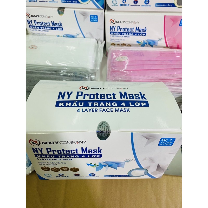 Khẩu Trang y tế 4 lớp Như Ý - bán lẻ 1k/chiec | BigBuy360 - bigbuy360.vn