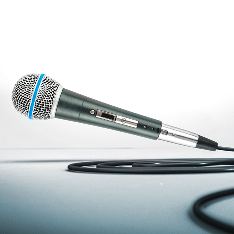 Micro Karaoke có dây Ontekco MV-01 Cao cấp, Dây dài 5m, Chuyên dùng cho Loa kéo, amply, loa bluetooth, Vang