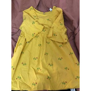 Váy babydoll vàng