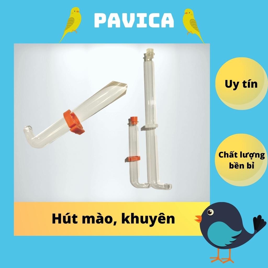 Hút thủy tinh PAVICA phụ kiện lồng chim cao cấp bền bỉ chất lượng