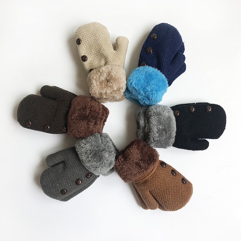 Găng tay giữ ấm mùa đông cho em bé