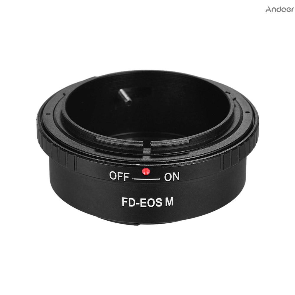 Ngàm Chuyển Đổi Ống Kính Fd-Eos M Cho Máy Ảnh Eos M M2 M3 M5 M6 M10 M50 M100