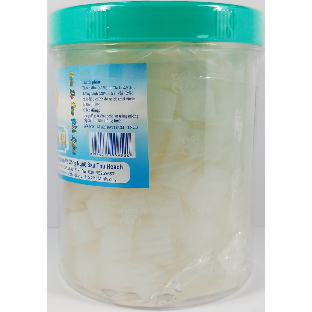 THẠCH DỪA VẢI HŨ 1KG