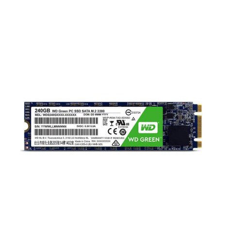 SSD 240gb W D Green M2 Sata 2280 WDS240G1G0B hãng phân phối