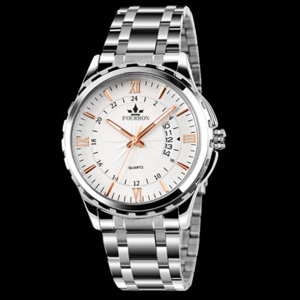 Đồng hồ thời trang FOURRON Japan bằng dây hợp kim thép không gỉ đủ 3 màu siêu rẻ | BigBuy360 - bigbuy360.vn