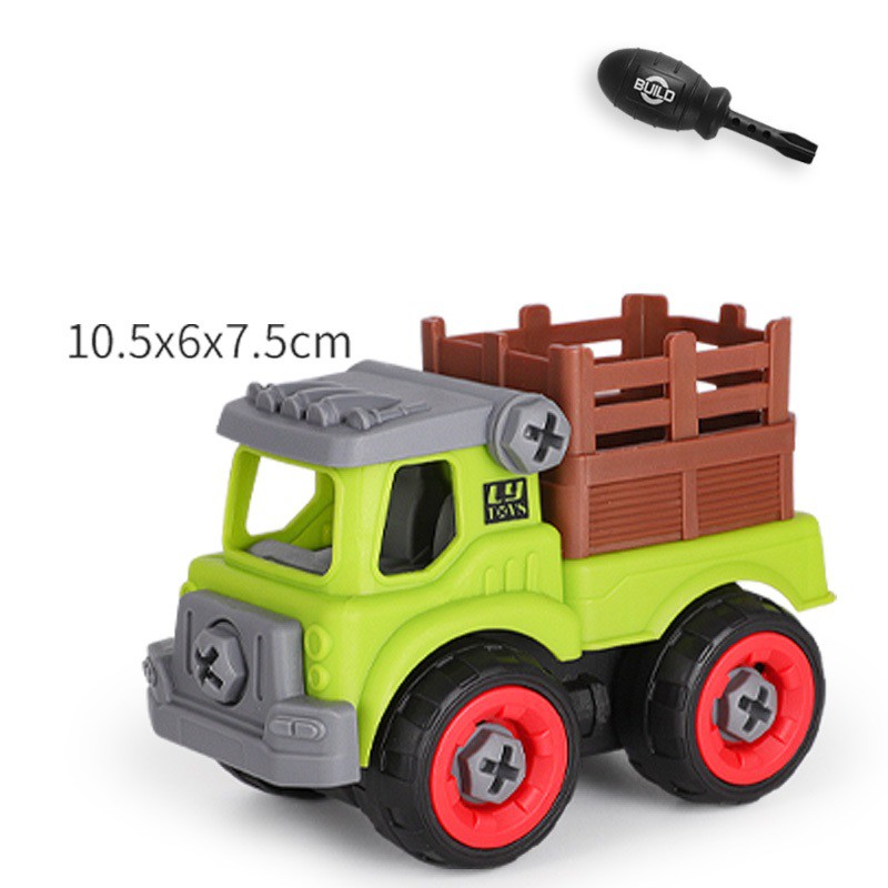 Xe đồ chơi mô hình ô tô tháo lắp dễ dàng hiệu Híp's Toys MODEL 996E bằng nhựa