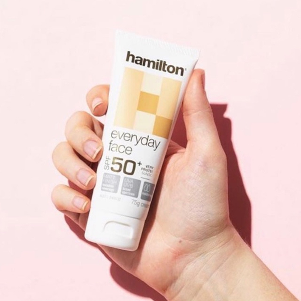 Kem Chống Nắng Hamilton EveryDay Face Cream SPF50+ 75g Nội Địa Úc