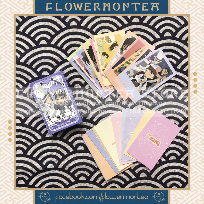 Thẻ Hình | Lomo Card - Detective Conan | Thám Tử Lừng Danh Conan 01 (Set 10 Tấm - Giao Mẫu Ngẫu Nhiên)