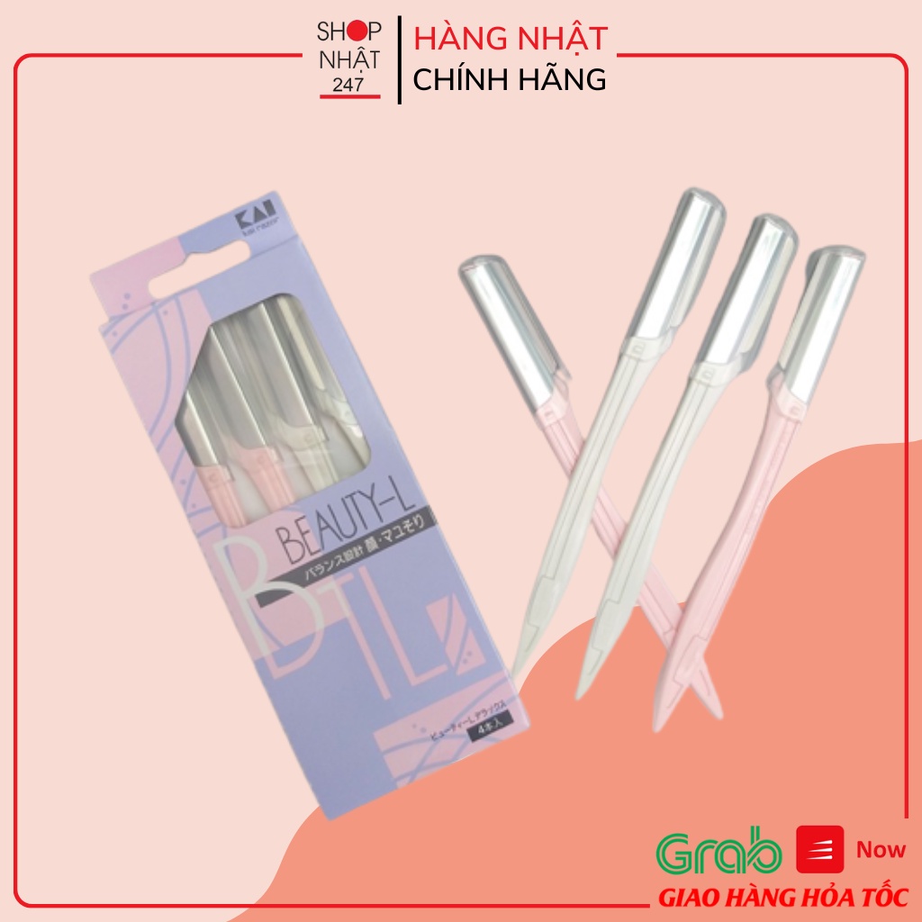[Hỏa Tốc HN] Set 4 dao cạo cho nữ KAI Nội địa Nhật Bản