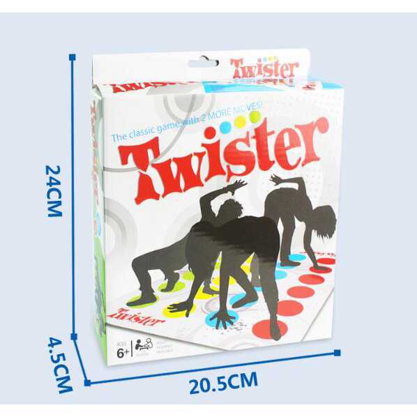 Áo thun trắng size S thời trang trẻ trung180156Bộ trò chơi Twister Body Game
