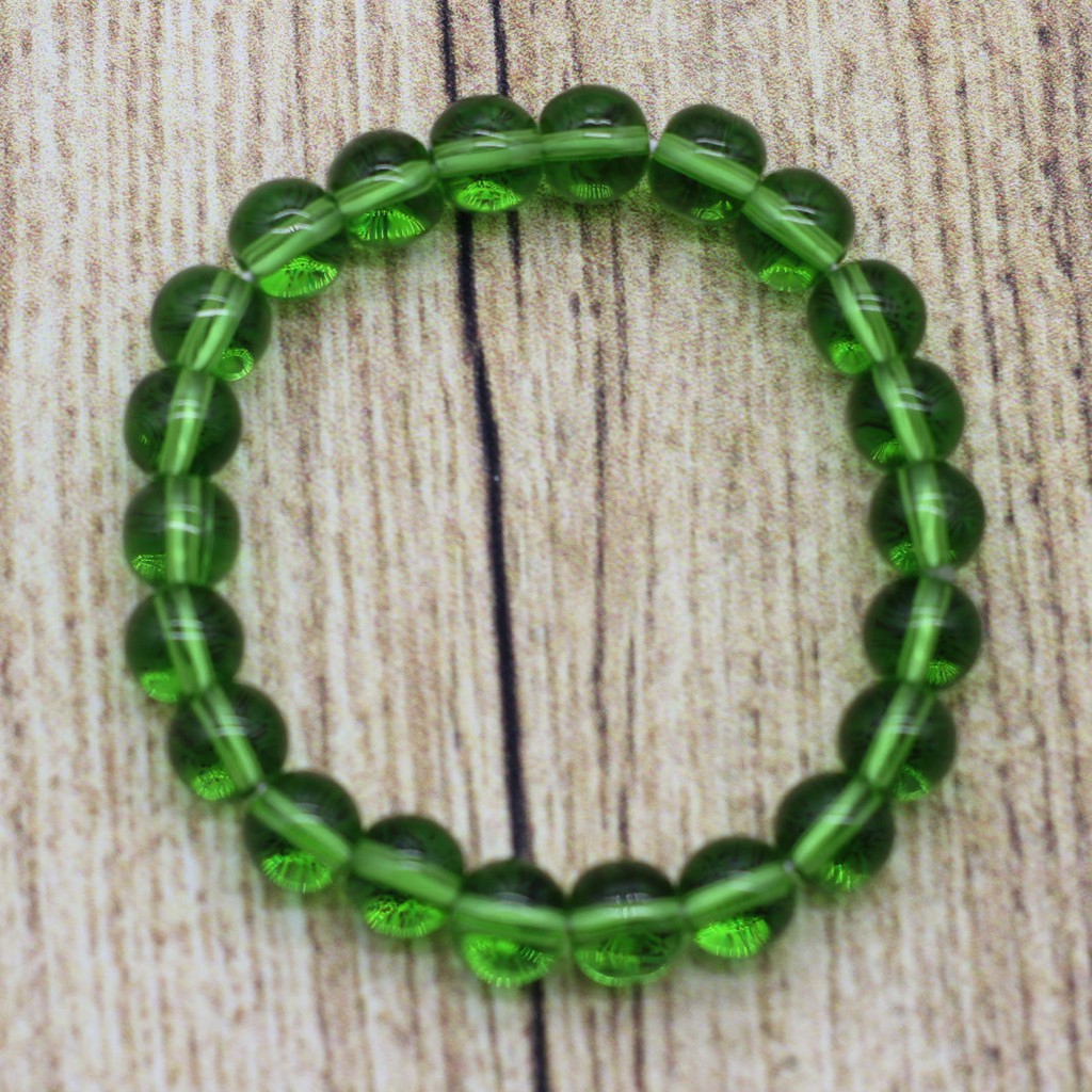 VT96 Vòng tay hạt đá hợp mệnh size hạt 8mm 5 cái/lốc