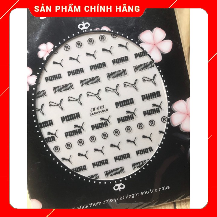 ( giá sỉ ) Hình dán móng tay - Sticker dán móng Puma CB085 ( Rẻ vô địch )