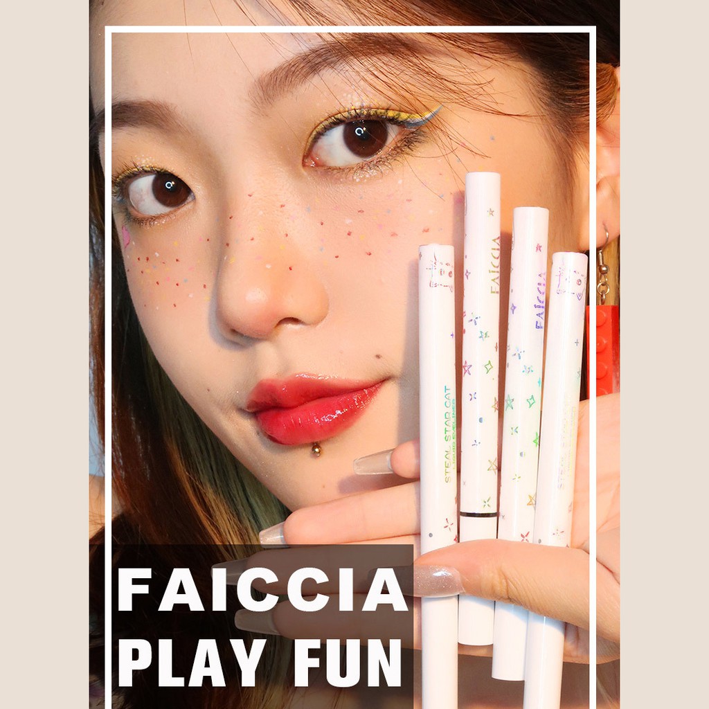 Bút kẻ mắt nước Faicia ❤️FREESHIP❤️ cây kẻ mắt không trôi, bút kẻ lông mày không lem, chì kẻ mắt 12 màu khô nhanh. | BigBuy360 - bigbuy360.vn