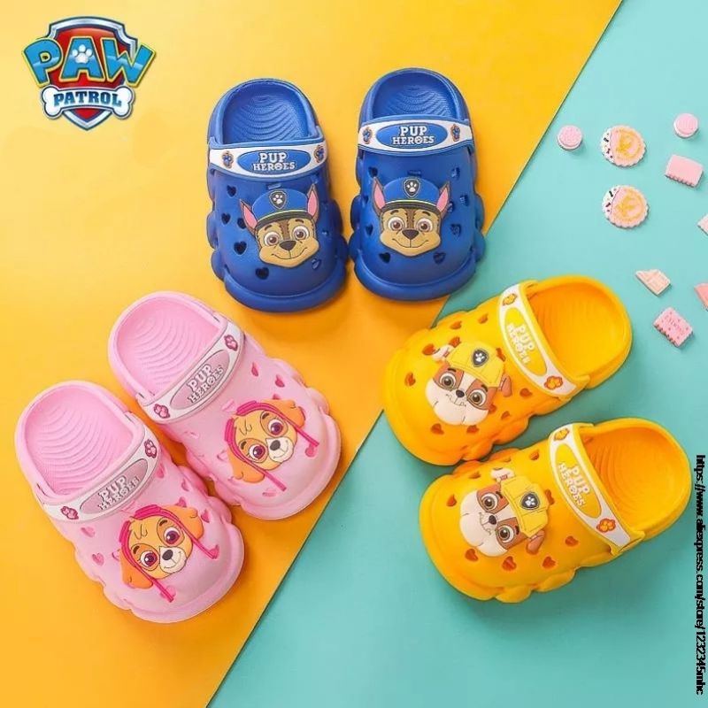 Giày dép sục cross xăng đan sandal cho trẻ em bé trai bé gái hoạt hình đội chó cứu hộ Paw Patrol nhựa cao cấp siêu nhẹ