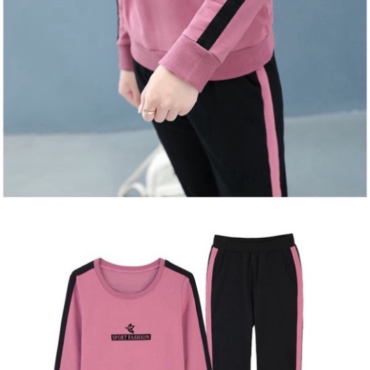 Set bộ thể thao thu đông nữ - Bồ quần áo nữ mặc nhà chất xneo