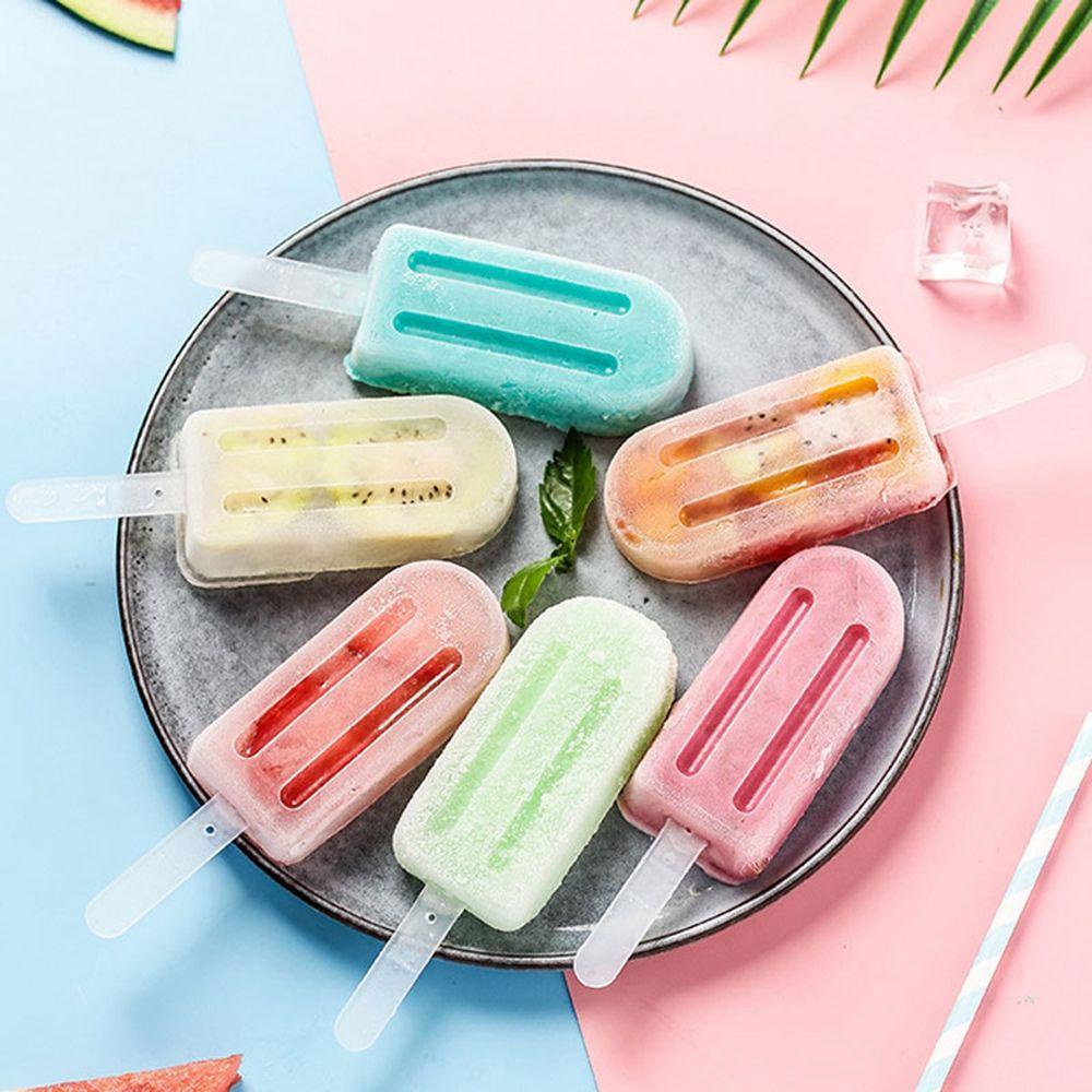 Khuôn Silicone Làm Kem / Bánh Tráng Miệng Thủ Công Hình Trái Tim Đáng Yêu