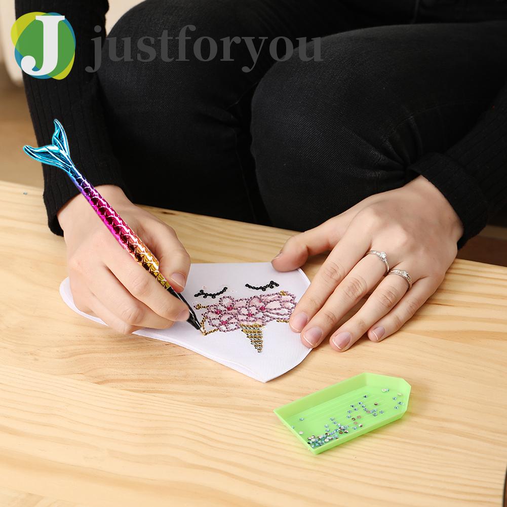 Bút Đính Đá 5D Tự Làm Hình Đuôi Cá Dễ Thương