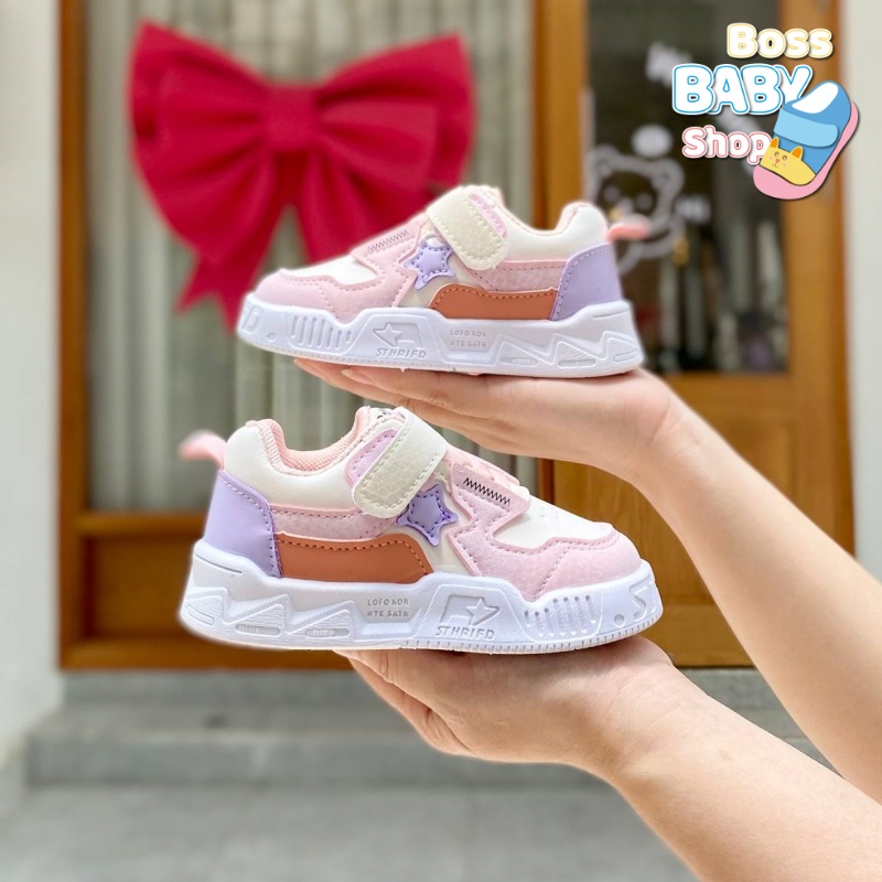 Giày Thể Thao Cho Bé Trai Bé Gái Từ 1 - 6 Tuổi Phong Cách Thời Trang Nhẹ Êm Kháng Khuẩn (906)