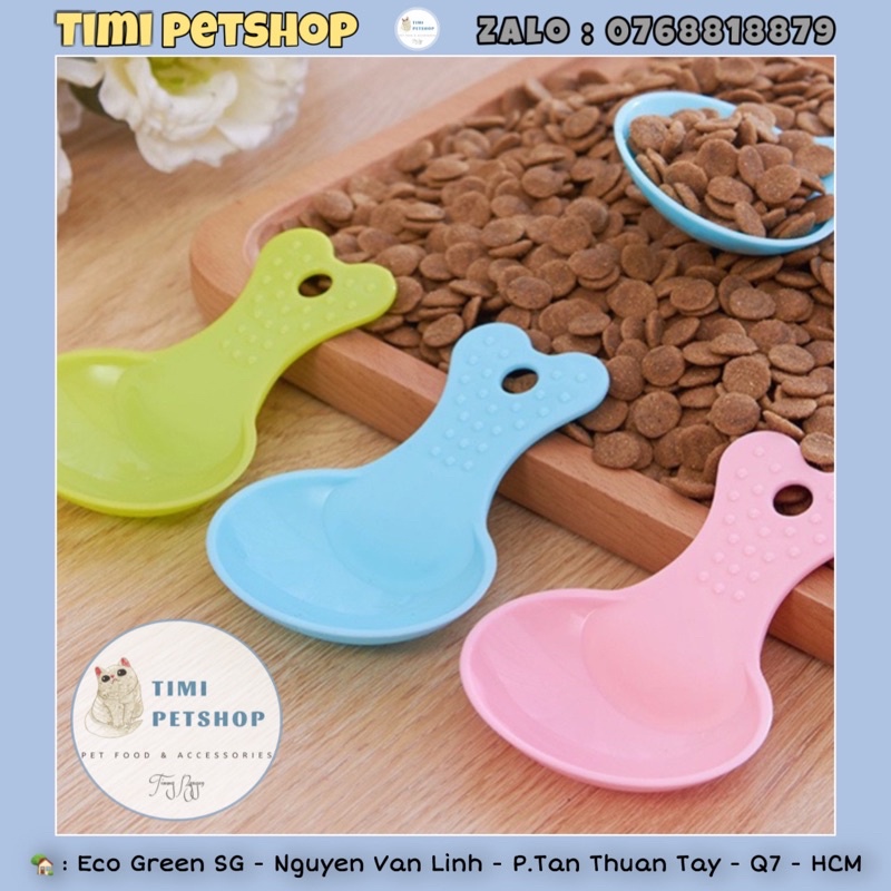 Muỗng múc hạt thức ăn chó mèo mini