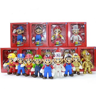 Tượng mô hình nhân vật Mario Bros Mario kích thước 13cm