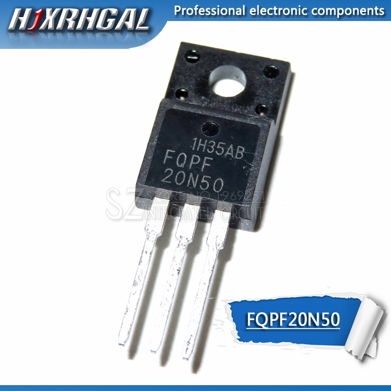 Set 10 Linh Kiện Điện Tử Fqpf20N50 20n50 To-220F N-Channel 500v 20a