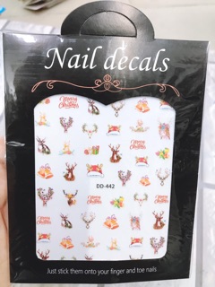 Sticker dán móng tay chân mã dd446