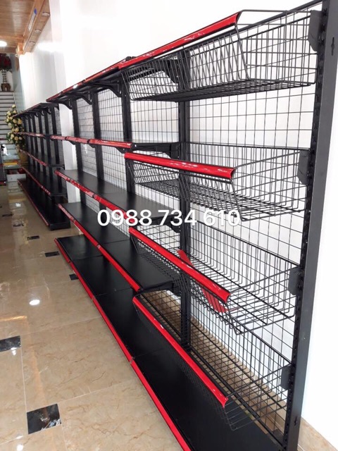 Kệ sắt để hàng tạp hoá giá rẻ