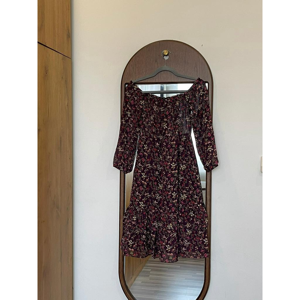 Pass Đầm Voan Hoa Tím của Bleubird