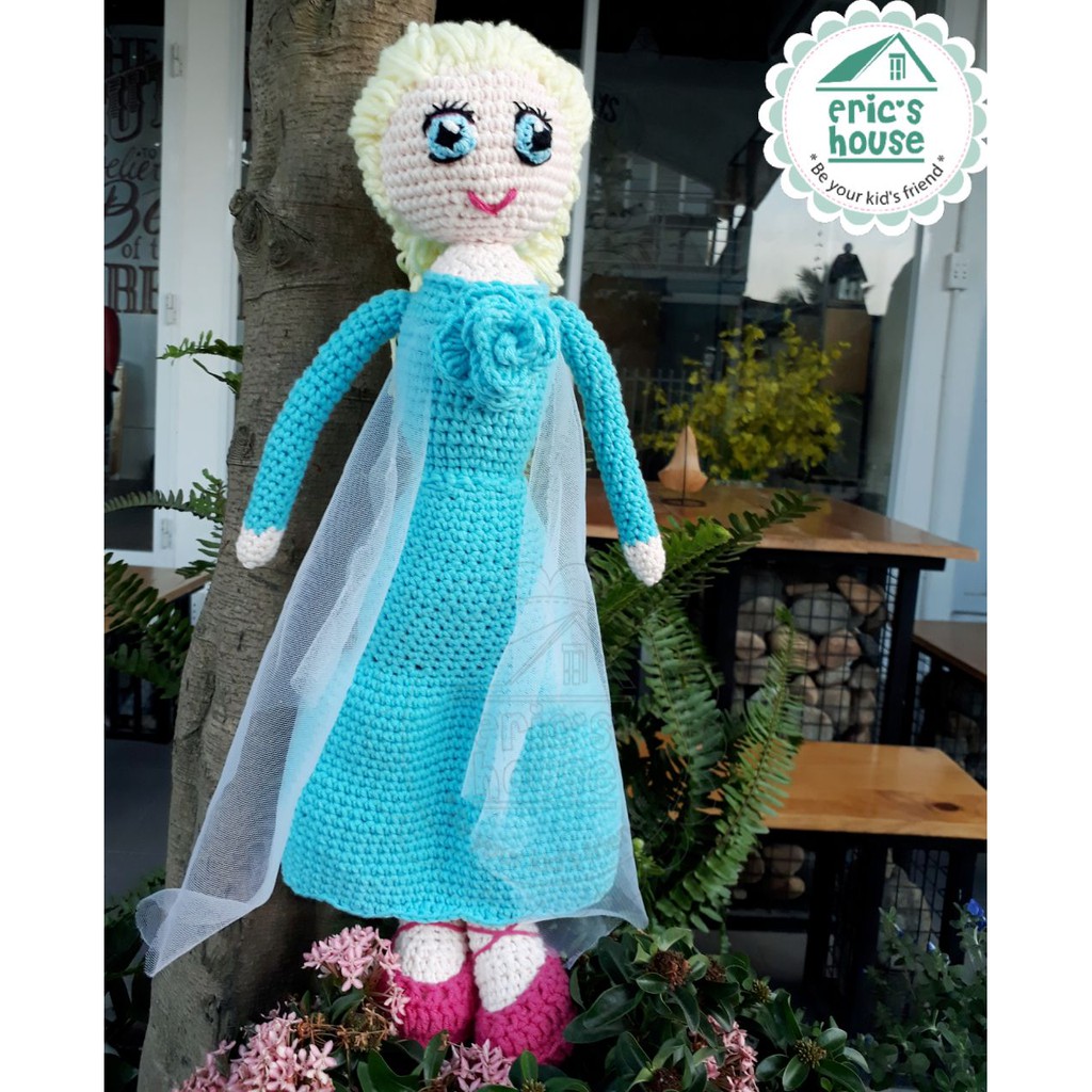 CÔNG CHÚA ELSA LEN HANDMADE- ERIC'S HOUSE