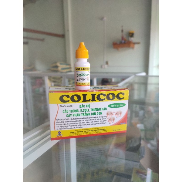 Lọ dung dịch uống colicoc  cầu trùng vật nuôi