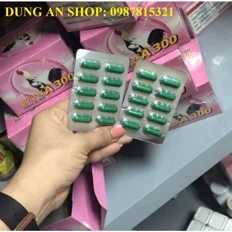 Tiêu kén, tiêu sưng A300 cho gà đá. 1 vỉ 10 viên