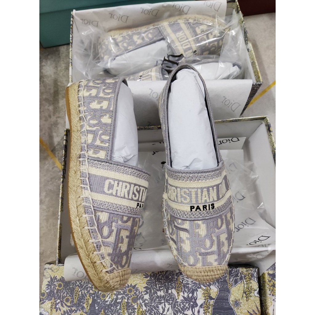 Giày Lười Đan Cói Mới Gồm 7 Màu-Không Có Hộp-2021 Mới Cho Nữ