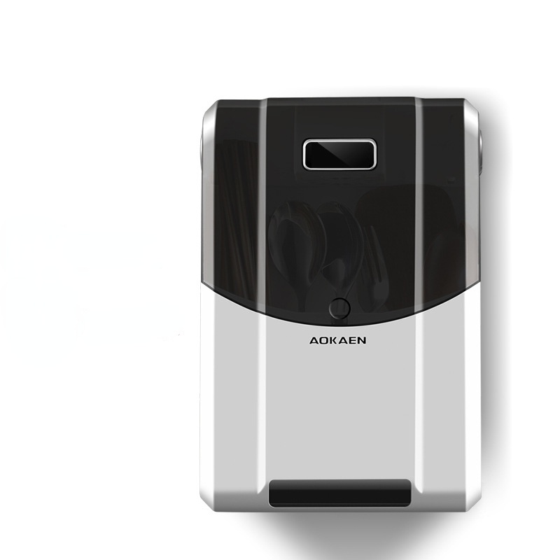 Máy khử trùng đũa UV Giỏ đũa sấy khô thông minh Hộp lưu trữ treo tường, Xuất hàng trong vòng 24 tiếng