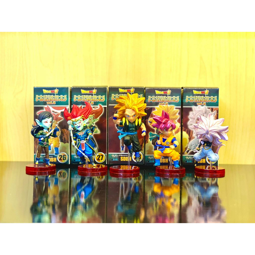 Bộ mô hình – Set figure Dragon Ball nhân vật WCF