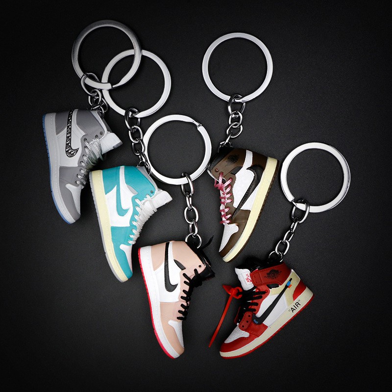 Móc Khóa Giày Jordan 🔥TẶNG BOX🔥 Mô Hình Giày Sneaker Mini