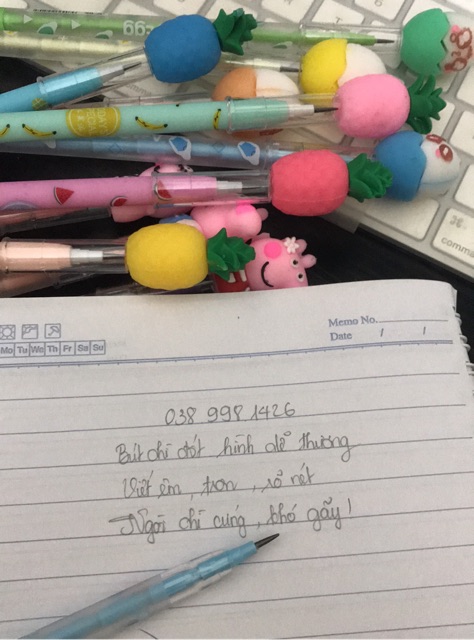 Bút chì đốt heo Peppa