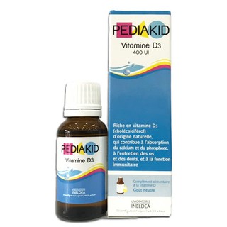 Thực Phẩm Bổ Sung Vitamin D3 Ngăn Ngừa Còi Xương Chậm Lớn Cho Bé  Từ 0m+ Pediakid ( 20ml) - 0304763