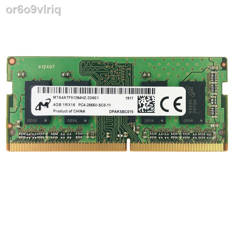 ✁Micron 4G 8G 16G DDR4 2133 2400 2666 Mô-đun bộ nhớ máy tính xách tay Nguyên bản mới chính hãng