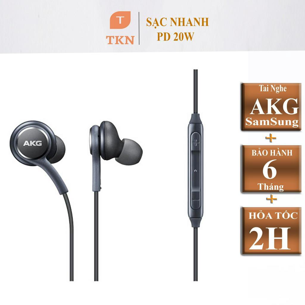 Tai nghe samsung AKG s10 TKN dây bọc dù dùng được cho nhiều loại điện thoại bảo hành 12 tháng | BigBuy360 - bigbuy360.vn