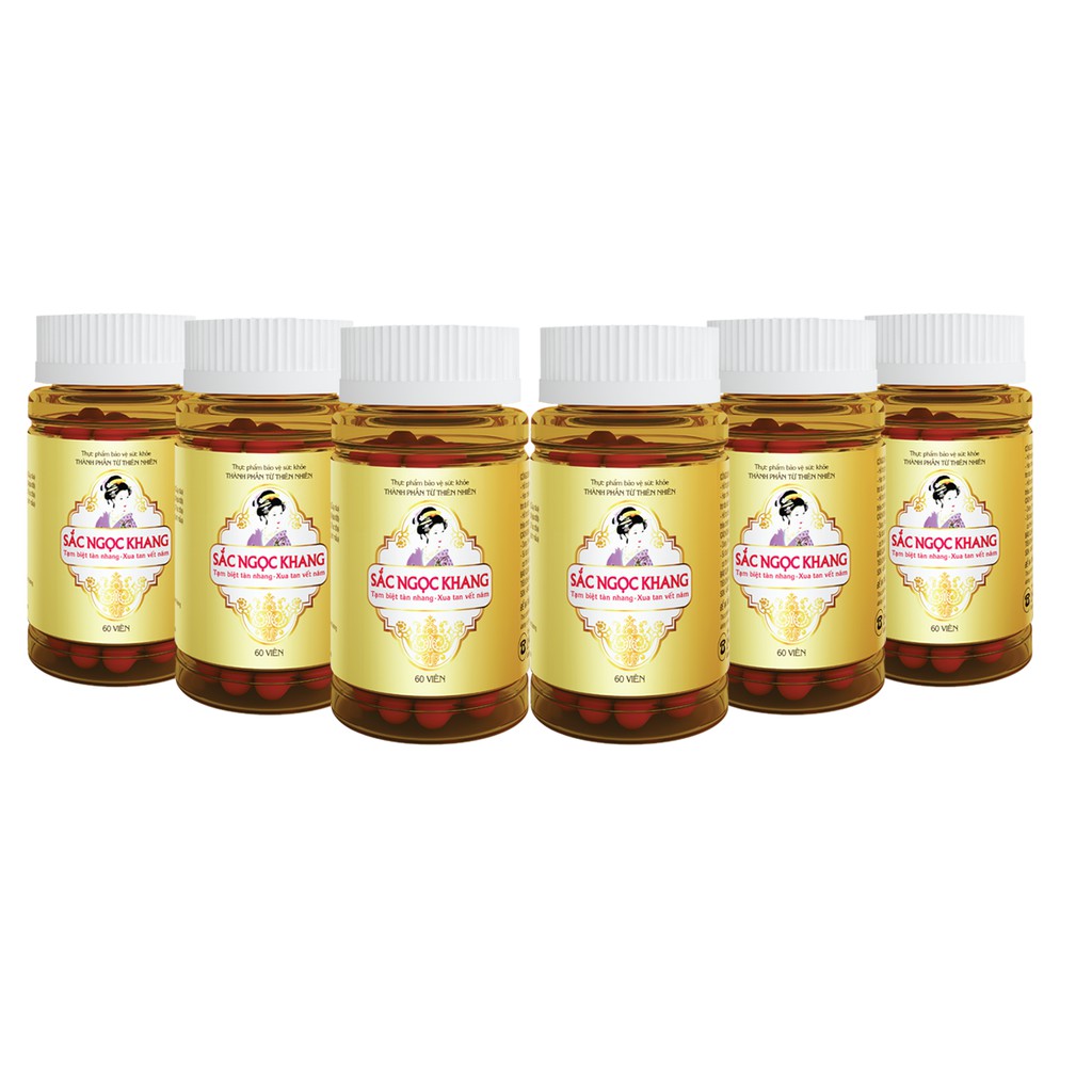 Combo 6 Viên Uống Sắc Ngọc Khang Vi Tảo Lục Hộp 60 viên | Thế Giới Skin Care