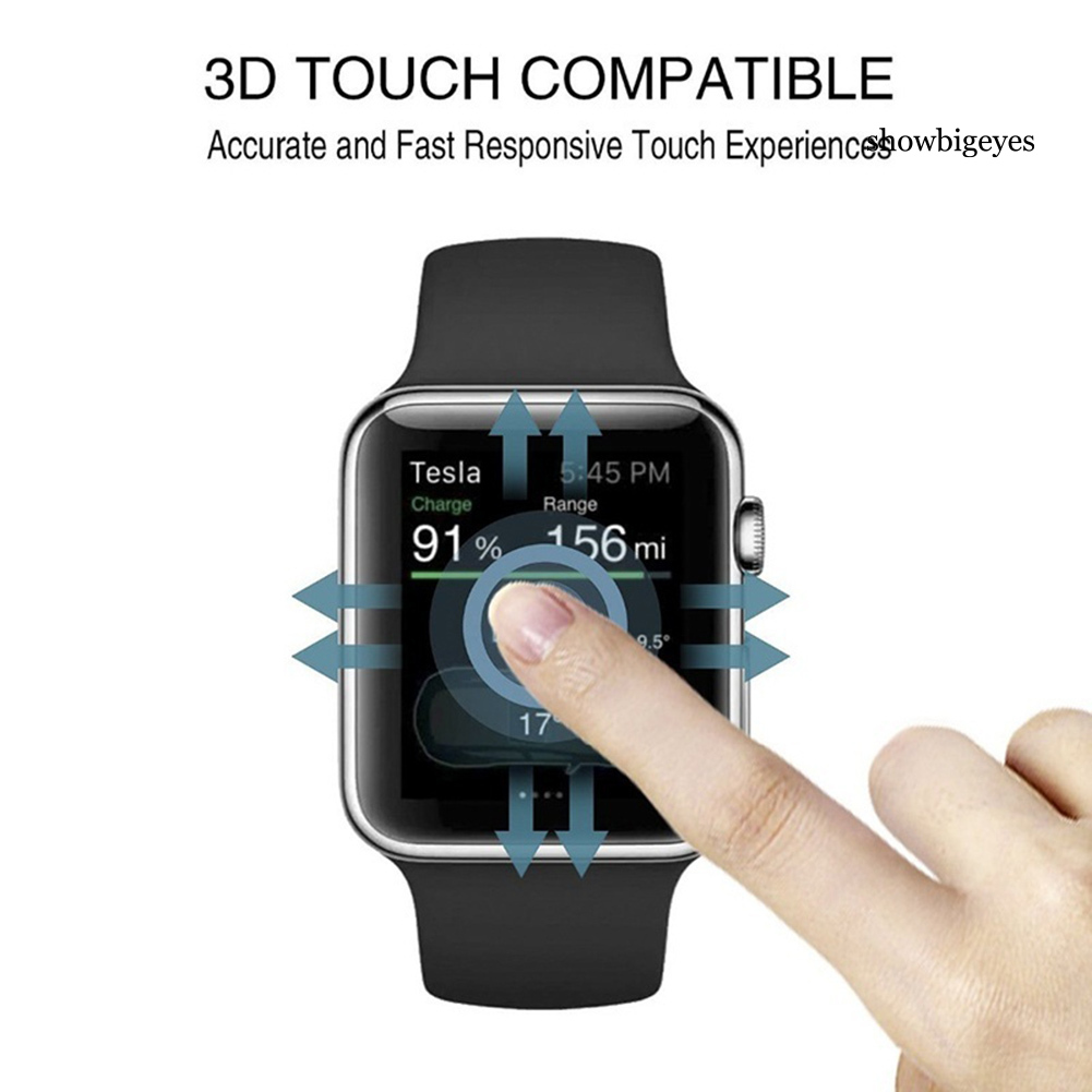 Miếng Dán Màn Hình Chống Sốc Sh-C 38 / 40 / 42 / 44mm Cho Iwatch 1 2 3 4