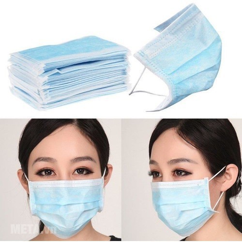 Khẩu trang y tế 4 lớp hộp 50 chiếc